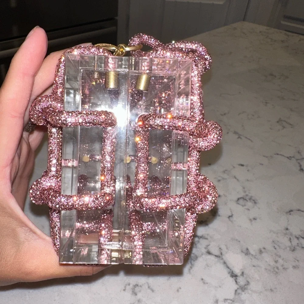 Cult Gaia Bess rhinestone shoulder bag - Picture 6 of 14